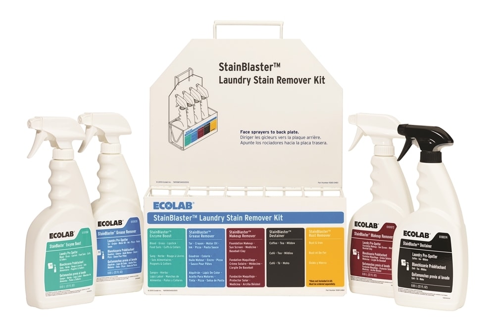 GuestSupply CA | Ecolab® Stainblaster Laundry Starter Kit, #06101110
